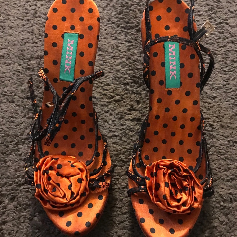 FINAL SALE PRICE Mink wood heels size 41 (9US)